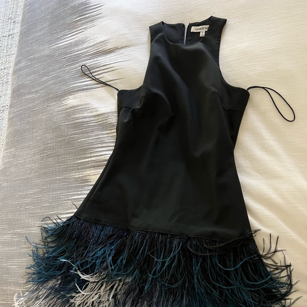 Elizabeth and James feather dress size 4